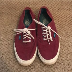Maroon Vans